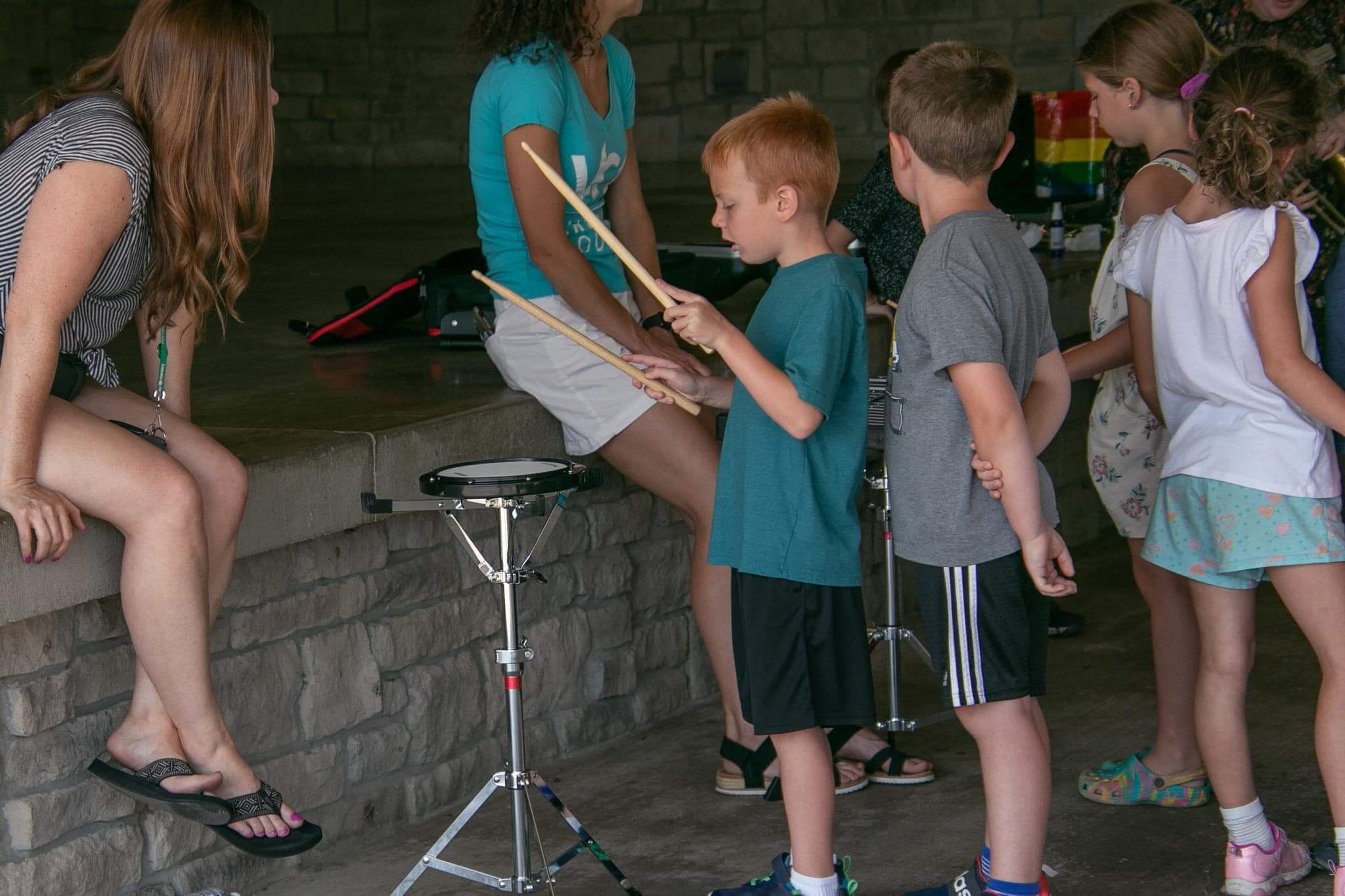 Kids attending Valpo Creates Camp