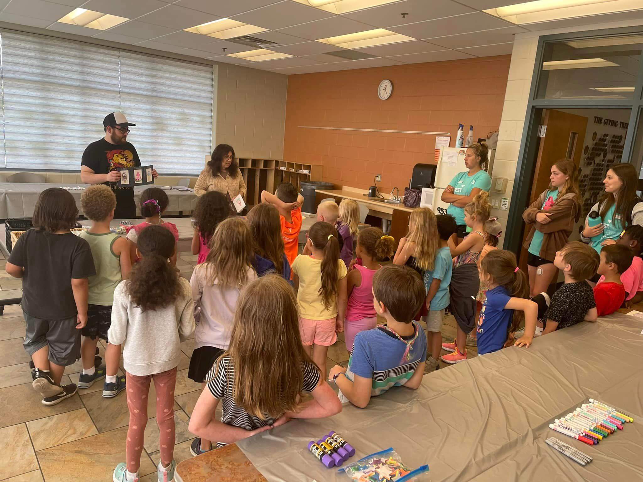 Kids attending Valpo Creates Camp