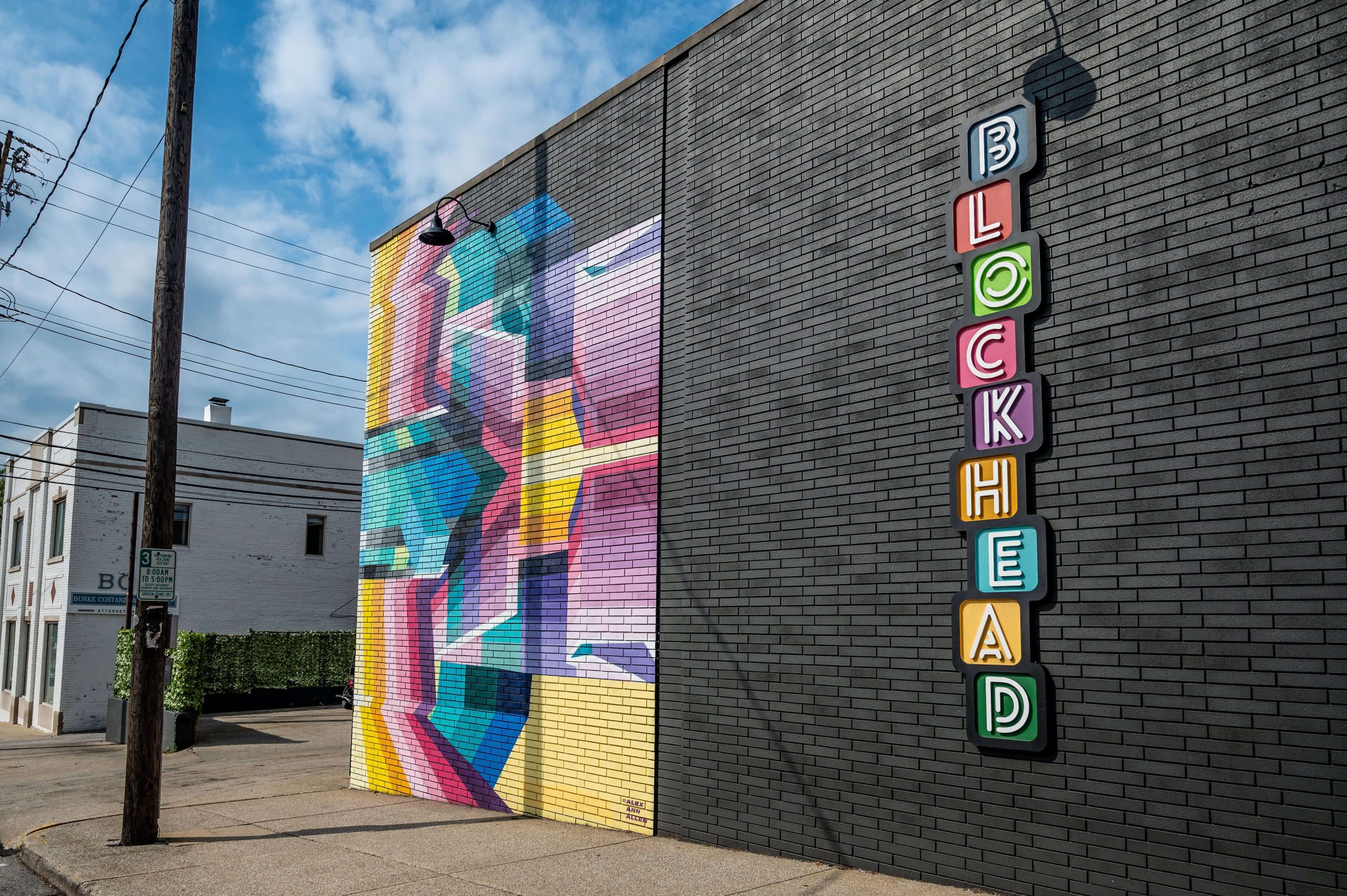 Valpo Creates in INdiana mural - Blockhead Beerworks by Alex Ann Allen, 2023