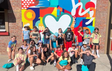 We ART Valpo mural - Valparaiso, IN by Jessica Corral, 2023.