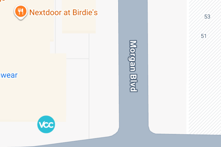 Map location of Wright Angled mural in Valparaiso, IN