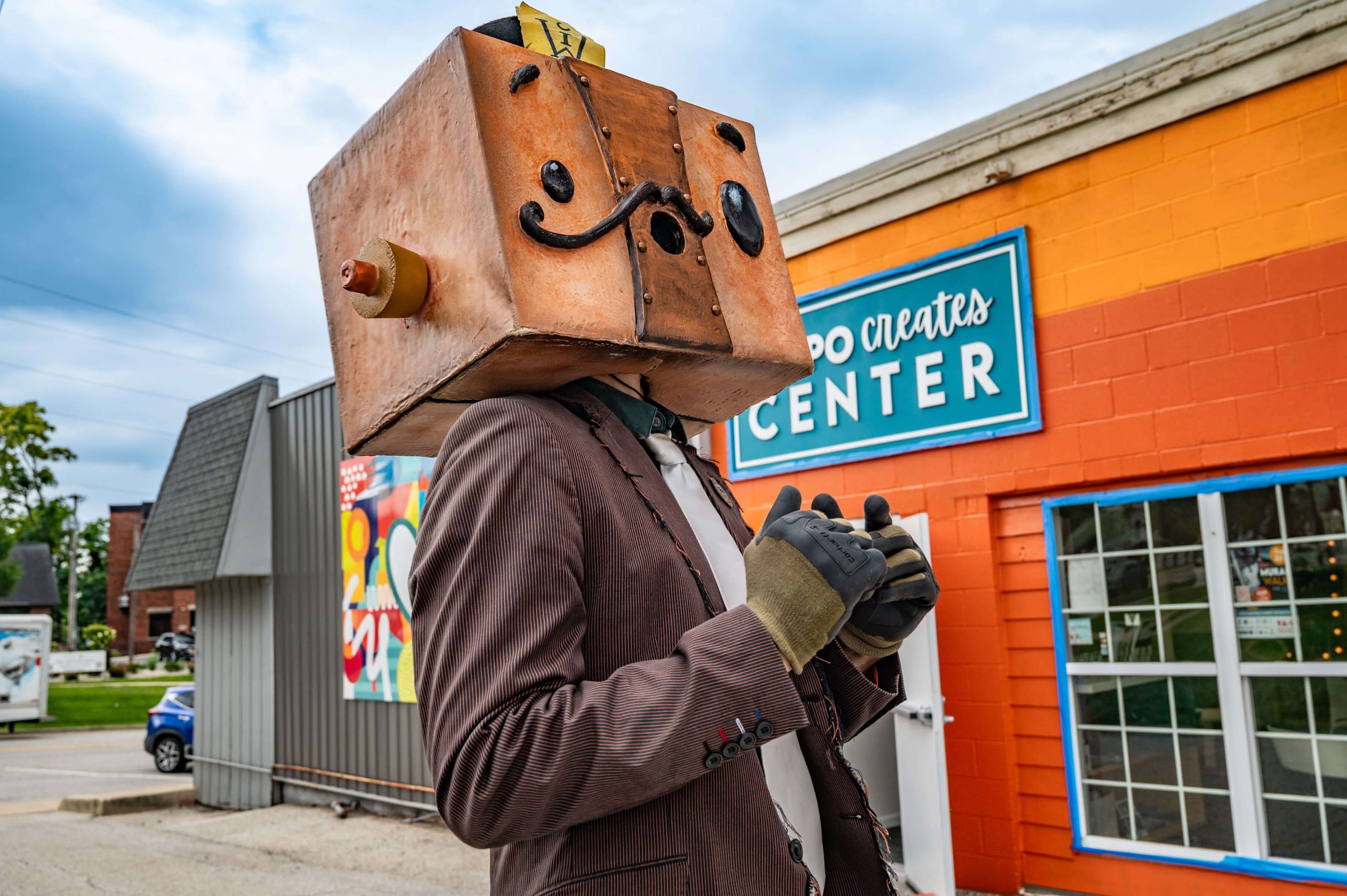 The Impossible Winterbourne at Mural Walk 2025 in Valparaiso, IN