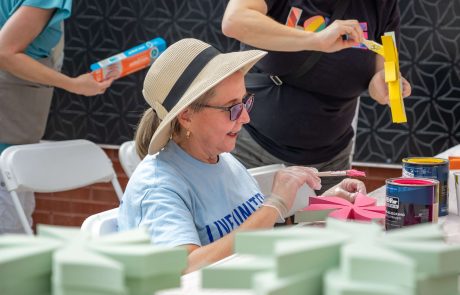 Painting "Mural for ALL" in Valparaiso, IN