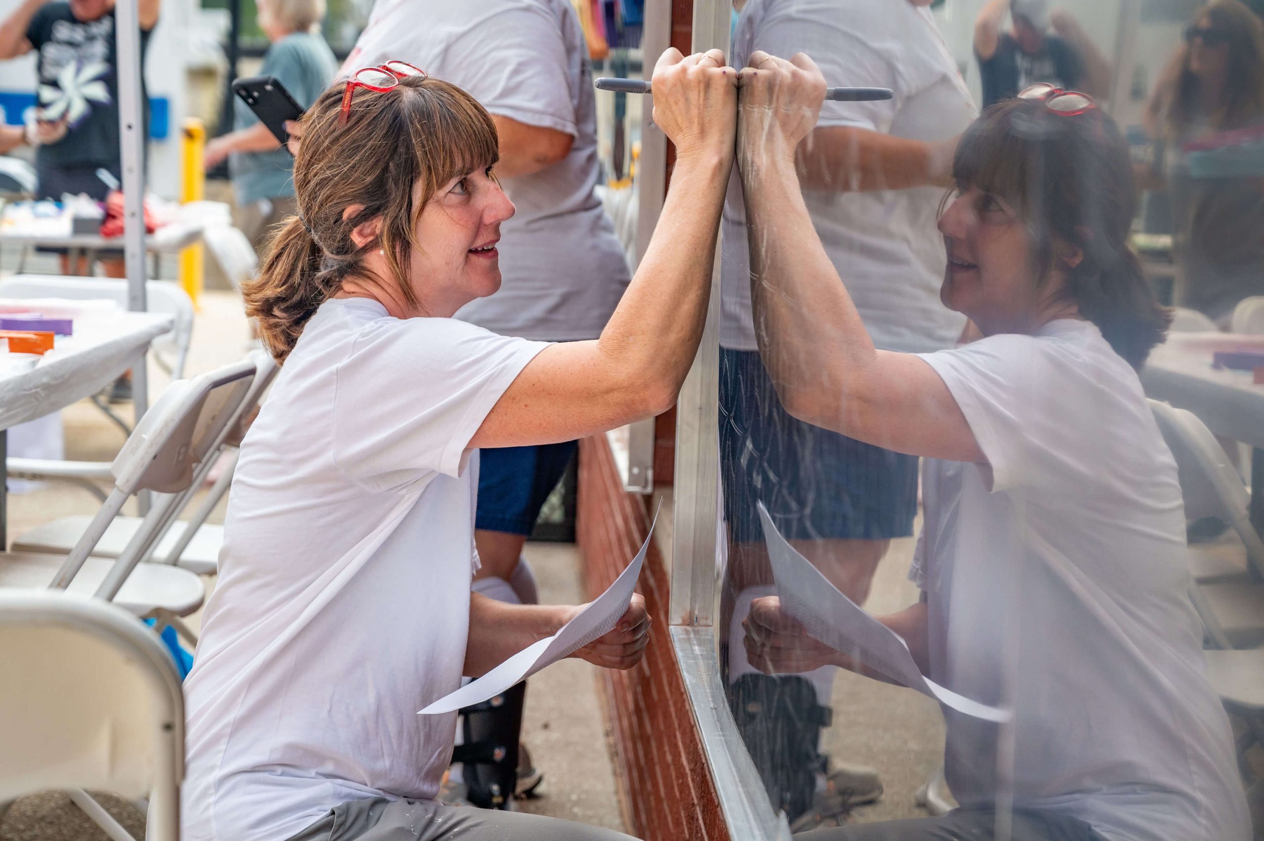Installing "Mural for ALL" in Valparaiso, IN