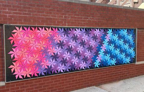 Mural for All installation in Franklin Alleyway in Valparaiso, IN