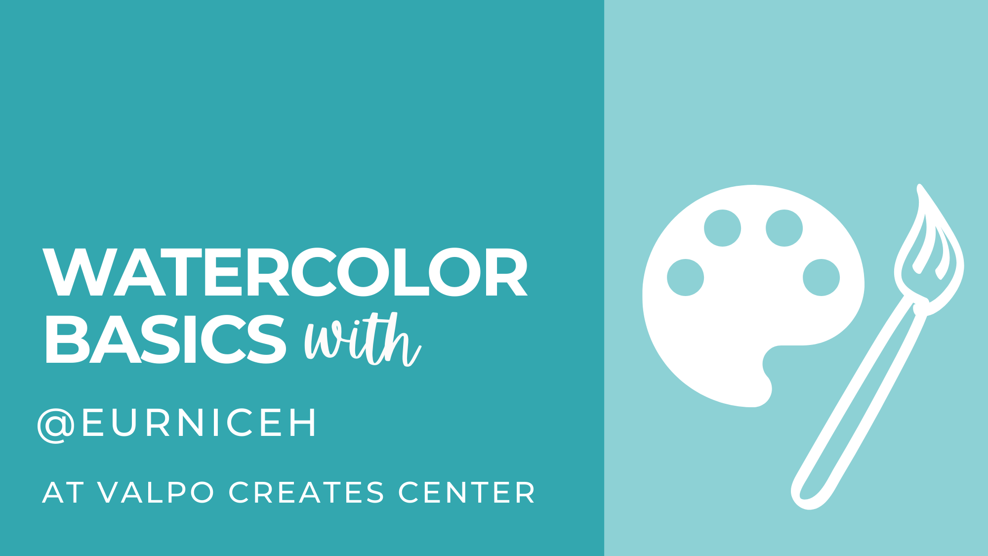 Watercolor Basics class with Eurnice at Valpo Creates Center in Valparaiso, IN