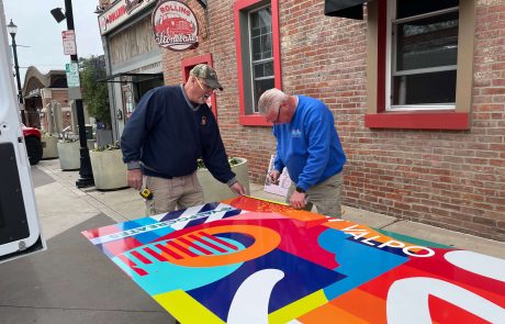 We ART Valpo mural – Valparaiso, IN by Jessica Corral, 2023. We ART Valpo mural - Valparaiso, IN by Jessica Corral, 2023.