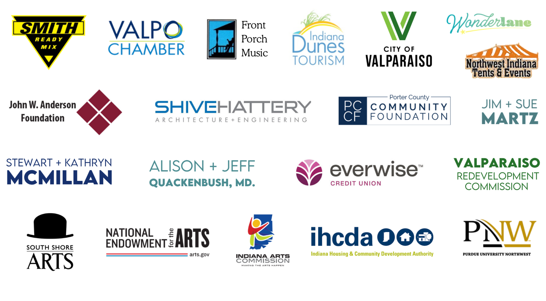 Mural Walk 2026 donors and partners as of 81026