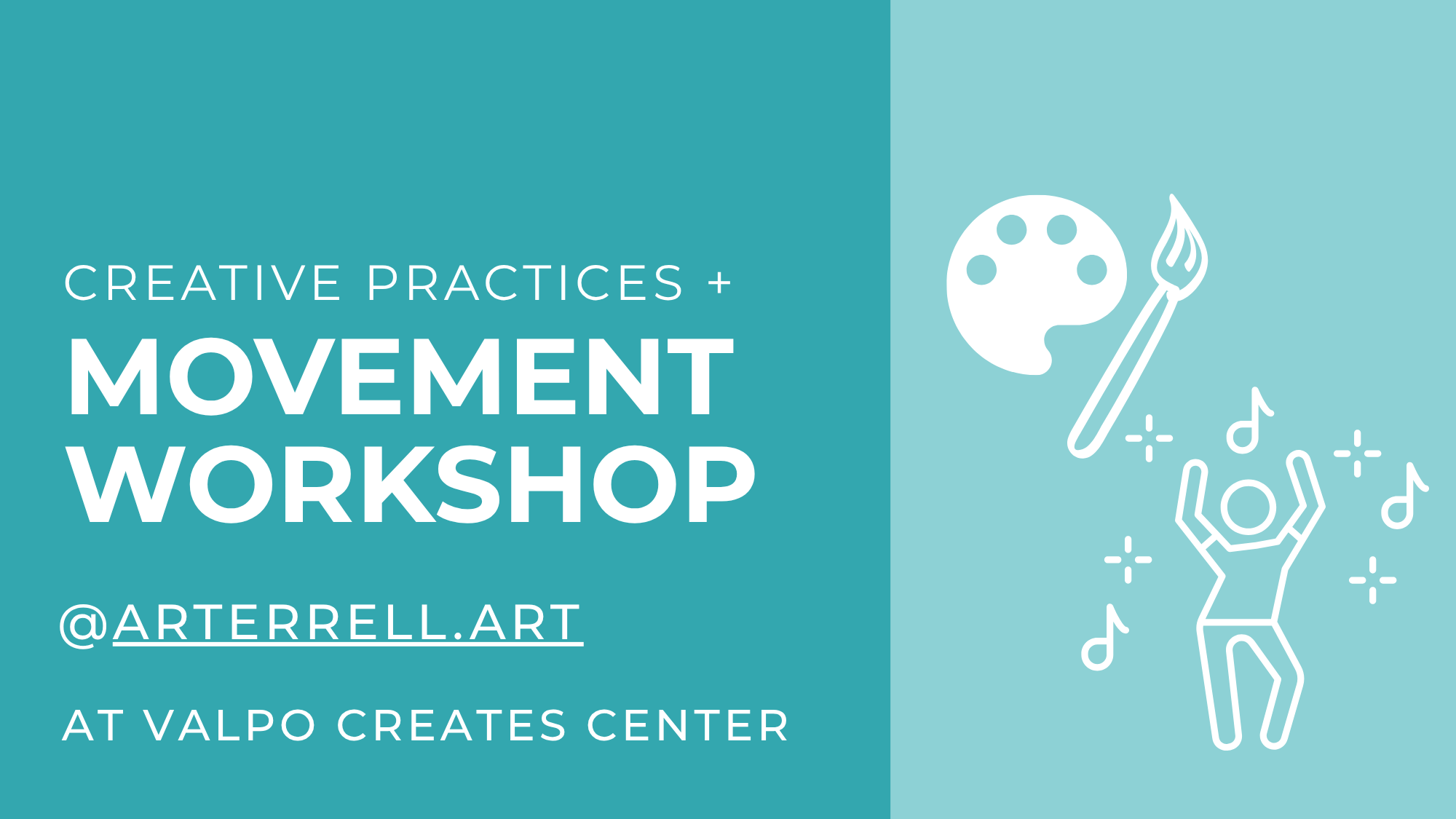 Annie Terrell Movement Workshop at Valpo Creates Center