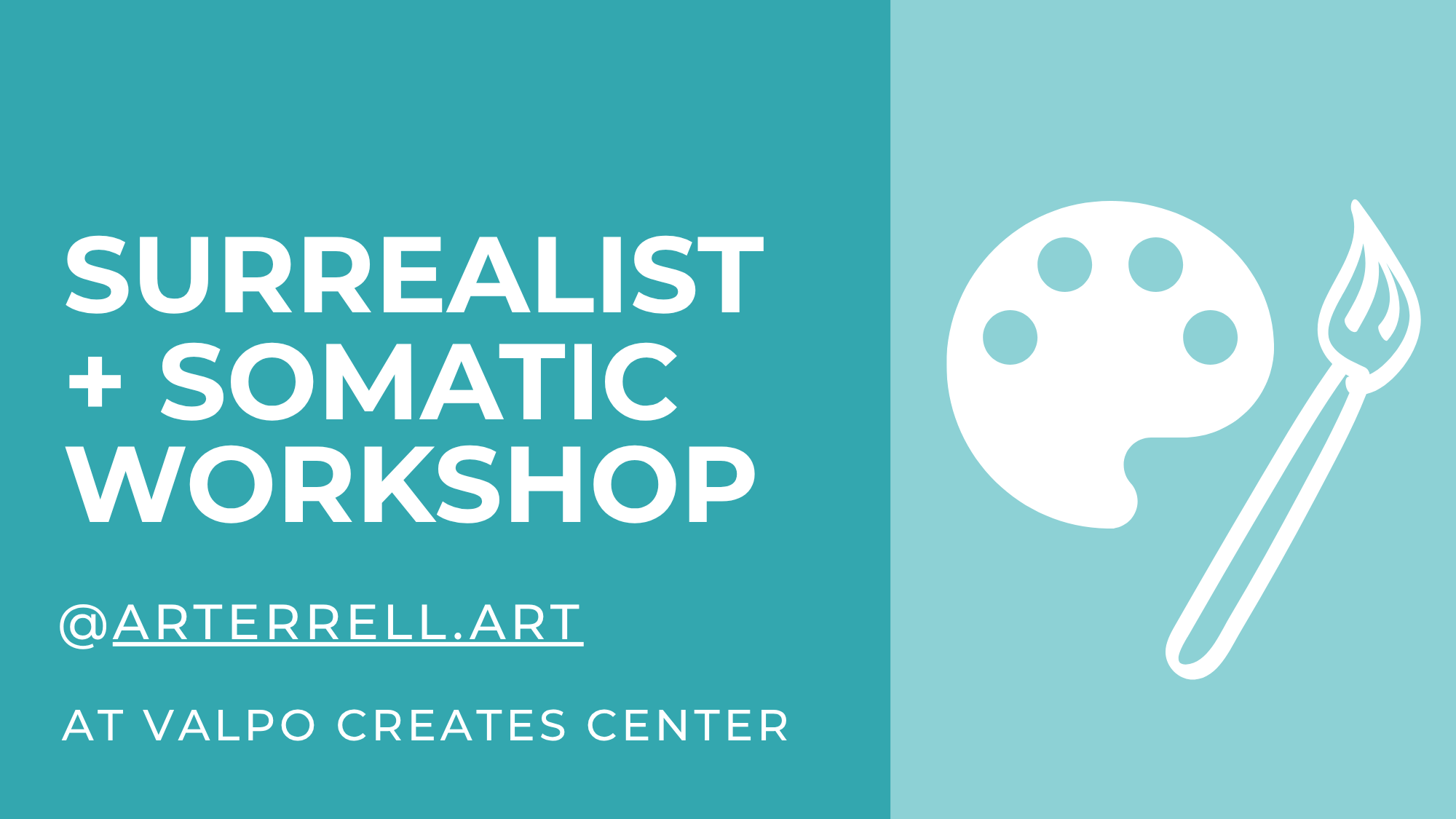 Surrealist + Somatic Workshop with Annie Terrell at Valpo Creates Center in Valparaiso, IN