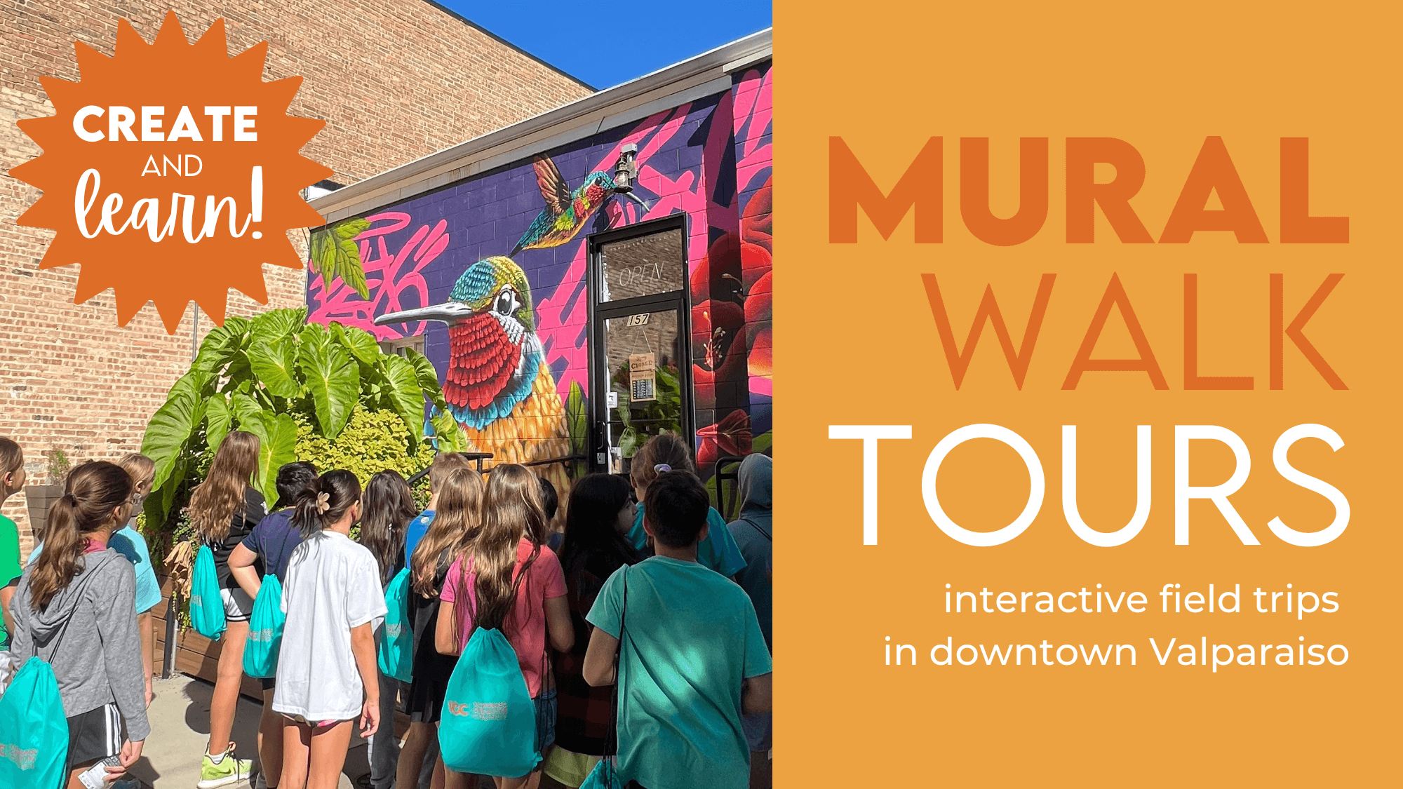 Mural Walk Tours: Field Trips in Downtown Valparaiso